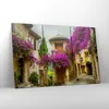 Bild auf Leinwand - Leinwandbild - Straße Sommer Blumen - Produktbild-Vorschau 4