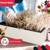 KOTARBAU® Blumenkasten aus Holz 64x20cm mit Innentopf Produktbild-Vorschau 2