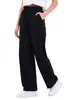 COMEOR pantaloni da jogging da donna a gamba larga (nero S) Anteprima dell’immagine prodotto 3