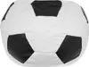 Ecopuf, Sitzkissen Fußball L, Farbe: Schwarz Produktbild-Vorschau 4