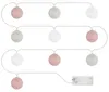 LED Lichterkette Baumwolle Ball Dekolichter Girlande 10 Produktbild-Vorschau 5
