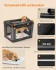 Feandrea Hundebox faltbar, 91,4 cm Transportbox für große Produktbild-Vorschau 5