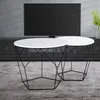 Metalltisch mit weißer Platte, 2er Set Produktbild-Vorschau 4