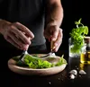 Navaris Kräuterbrett mit Mezzaluna Wiegemesser Kräuter - Produktbild-Vorschau 2