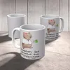 Mr. & Mrs. Panda Tasse Beamter Kaffeemeister - Grau Pastell Produktbild-Vorschau 5
