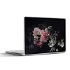 MuchoWow® Laptop Aufkleber Sticker Cover Blumen - Vintage - Produktbild-Vorschau 1