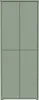 Schuhschrank >Alanna< in Salbei - 74,5x191,9x34,9cm Produktbild-Vorschau 6