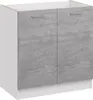 Roe Furniture | Küchenunterschrank 80 cm - Grau - Graubeton Produktbild-Vorschau 1