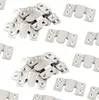 A collection of interlocking furniture connectors. Produktbild-Vorschau