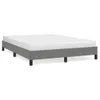 vidaXL Bettgestell ohne Matratze Dunkelgrau 140x200 cm Produktbild-Vorschau 1