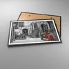 Gerahmtes Poster - Schwarzer Rahmen - Rot Fahrrad Allee - Produktbild-Vorschau 3