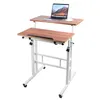 80x30cm Stehpult ,Laptoptisch mit 4 Rollen,Computertisch Produktbild-Vorschau 1