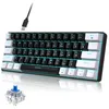 Mechanische Tastatur mit 61 Tasten,Kompakt,Abnehmbarem Produktbild-Vorschau 1