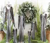 Anioł metalowy srebrny ozdoba świąteczna figura LED H55 Podgląd zdjęcia produktu 2