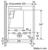 Bosch Serie 4 DFR067A52, 399 m³/h, Zvedené / recirkulačné, Náhľad obrázku produktu 19