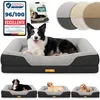 ELONEO Orthopädisches Hundebett, Größe M - Schwarz Produktbild-Vorschau 11