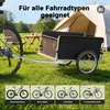 Wiltec rimorchio per biciclette 135x60x58 cm fino a 65 kg, Anteprima dell’immagine prodotto 7