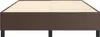 vidaXL Box spring bed frame brown 140x200 cm Imitace kůže Náhled obrázku produktu 4