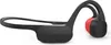 A pair of black and red bone conduction headphones shown from the side against a white background. Náhled obrázku produktu