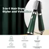 A marketing image showcasing a 3-in-1 hair dryer, styler, and volumizer, with descriptive icons below. Produktbild-Vorschau
