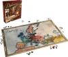 A board game box and board are displayed on a white background. Produktbild-Vorschau