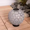 LED Solarleuchte, Kugel, Beton, weiß-grau, schwarz, 20 cm Produktbild-Vorschau 9