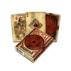 A vintage Bicycle playing card deck and three cards are displayed against a white background. Produktbild-Vorschau