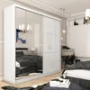 BEAUTYSOFA Schrank mit Schwebetüren VIVA 200cm - Produktbild-Vorschau 2