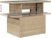 8-tlg. Garten-Sofagarnitur mit Kissen Beige Poly Rattan Produktbild-Vorschau 8