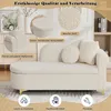 MODFU Chaiselongue Freizeitsofa Einzelsitz mit Lendenkissen Produktbild-Vorschau 7