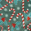 ATMOSPHERA | Wohndecke - Weihnachtsdecke - grün mit bunten Produktbild-Vorschau 7