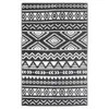 Design Outdoor-Teppich Schwarz 120x180 cm PP, Produktbild-Vorschau 2