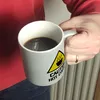 Caution Hot Coffee Glitzer-Kaffeebecher mit Warnsymbol Produktbild-Vorschau 6