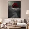 MuchoWow® Wandteppich Wandbehang Ein Schwarz-Weiß-Foto mit Produktbild-Vorschau 5