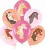 Ballons latex CHEVAUX Poneys Chevaux Mix Anniversaire 30cm Voir les images du produit 1