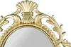 Ovaler Wandspiegel TRIXI mit Barockrahmen Gold 73x44cm Produktbild-Vorschau 5