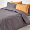 HOMESCAPES Bettwäsche Fadendichte 200, anthrazit, 230 x 220 Produktbild-Vorschau 6