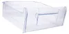 A clear plastic drawer, likely for a refrigerator or freezer, against a white background. Produktbild-Vorschau
