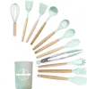 12-teiliges Silikon-Küchengeschirr-Set, hitzebeständig, Produktbild-Vorschau 2