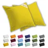 Lavea® 2er Set Kissenbezug 40x40 - 100% Baumwolle Jersey – Produktbild-Vorschau 1