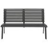 DEGAMO Gartenbank Parkbank Alubank KONSTANZ 3-sitzer 140cm, Produktbild-Vorschau 3