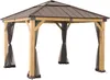Netz für Sunjoy Zedernholz Gazebo 336cm x 336cm Produktbild-Vorschau 2
