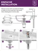 M. ROSENFELD HOME Siphon Waschbecken – Universal Produktbild-Vorschau 9