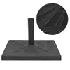 vidaXL Supporto per ombrellone in resina quadrato nero 19 Anteprima dell’immagine prodotto 7