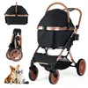 COSTWAY Passeggino per cani 3 in 1, passeggino pieghevole Anteprima dell’immagine prodotto 1