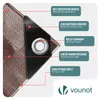VOUNOT® 2x3m Abdeckplane 240 g/m² Wasserdicht lkw Plane mit Produktbild-Vorschau 2