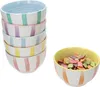 Set di 6 ciotole per cereali Beach Pastello Stripes Ø14cm Anteprima dell’immagine prodotto 2