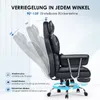 Bürostuhl mit Fußstütze - Ergonomischer Schreibtischstuhl Produktbild-Vorschau 2