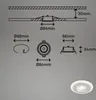 LED Einbauleuchten Bad Lichtring 3 stufig einstellbar IP44 Produktbild-Vorschau 7