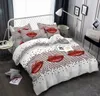 Povlečení z mikrovlákna LIPSY bílé 70x80 + 140x200 Náhled obrázku produktu 2